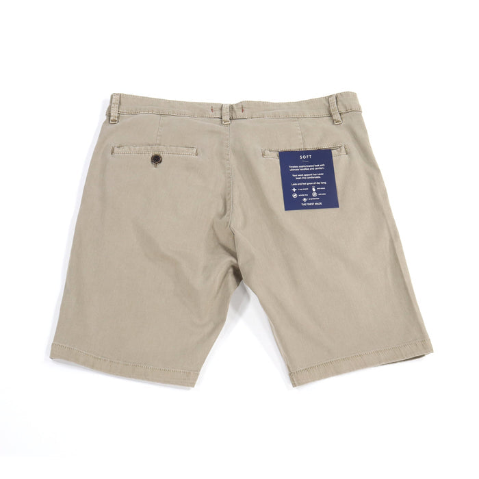 Stone Tencel Shorts