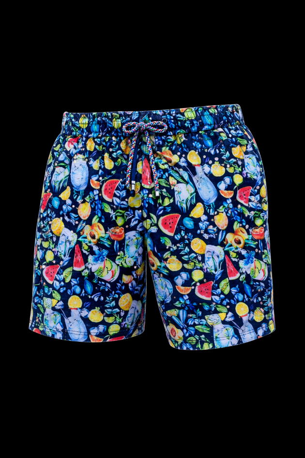 Summer Fruit and Drinks Swim Shorts