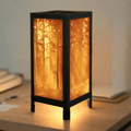 Table Lamp - Porcelain - Woodland Sunbeam
