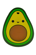 Loulou Lollipop FDA-compliant food-grade silicone teether Avocado — front view on white background