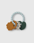Loulou Lollipop Teething Charms in Liam Lion — front view on white background