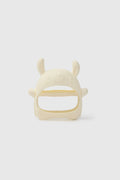 Loulou Lollipop Teething Mitt in Llama — front view on white background