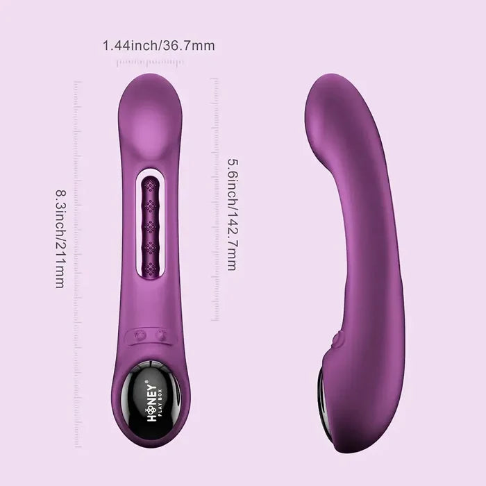 Honey Play Box Tempo Pressure Sensing App - Controlled Tapping G - Spot Vibrator - Rolik®