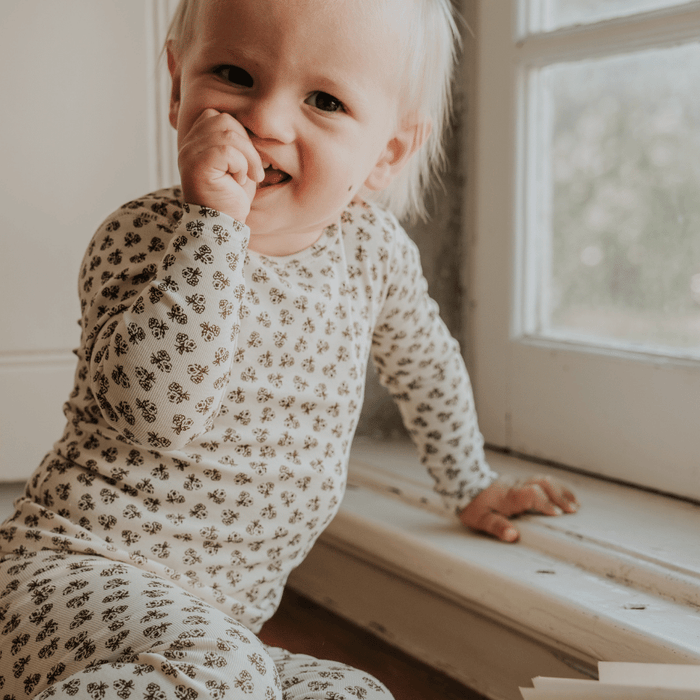The Baby Jacket -  Neutral Floral
