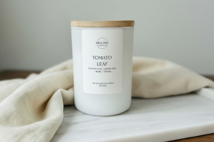 Tomato Leaf Candle