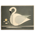 Trumpeter Swan – 6x8 art tile