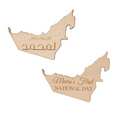UAE WOODEN MAP FIRST NATIONAL DAY