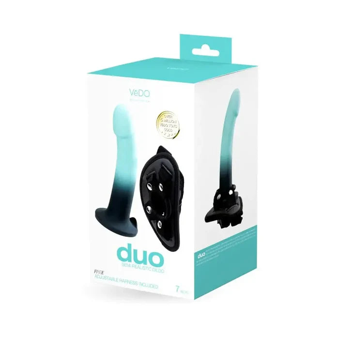 VeDO™ Duo Silicone Dildo with Harness - Rolik®