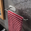 Venagredos Self Adhesive Towel Bar Hand Dish Towel Rack Stick on Towel Holder for Bathroom Kitchen, No Drilling