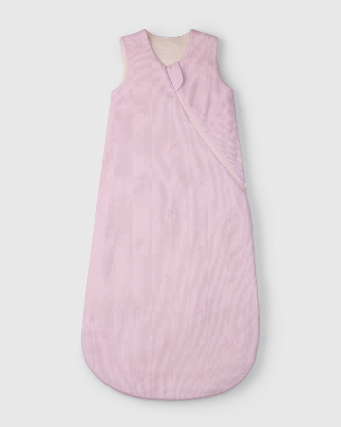 Loulou Lollipop TENCEL 1.0 TOG baby sleep bag in Lilac — front view on white background