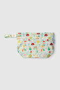 Loulou Lollipop Wet Dry Bag in Alphabet Smiles — front view on white background