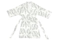 Women's Bamboo Jersey Robe - Feather White (M/L)