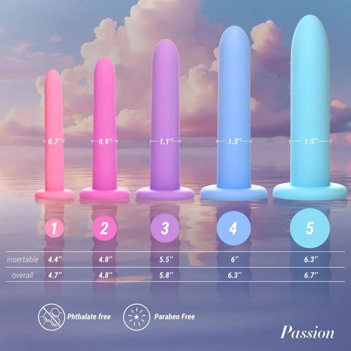 Passion® Silicone Pelvic Kegel Exerciser Set - Dilator