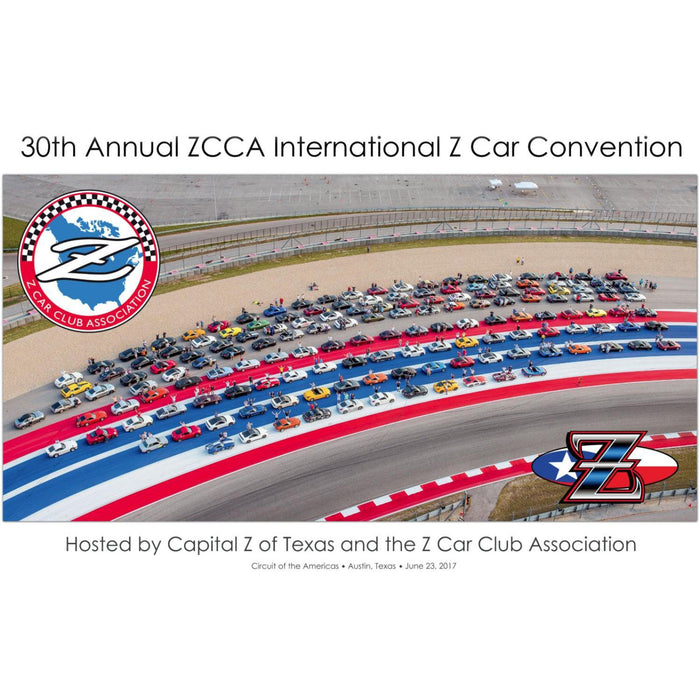 ZCON 2017 "Circuit of the Americas" on-track photo - Austin, TX - 20" x 30" Size - ZSPEC Design LLC - Posters, Prints, & Visual Artwork - lifestyle, poster, Z - zspecdesign.com