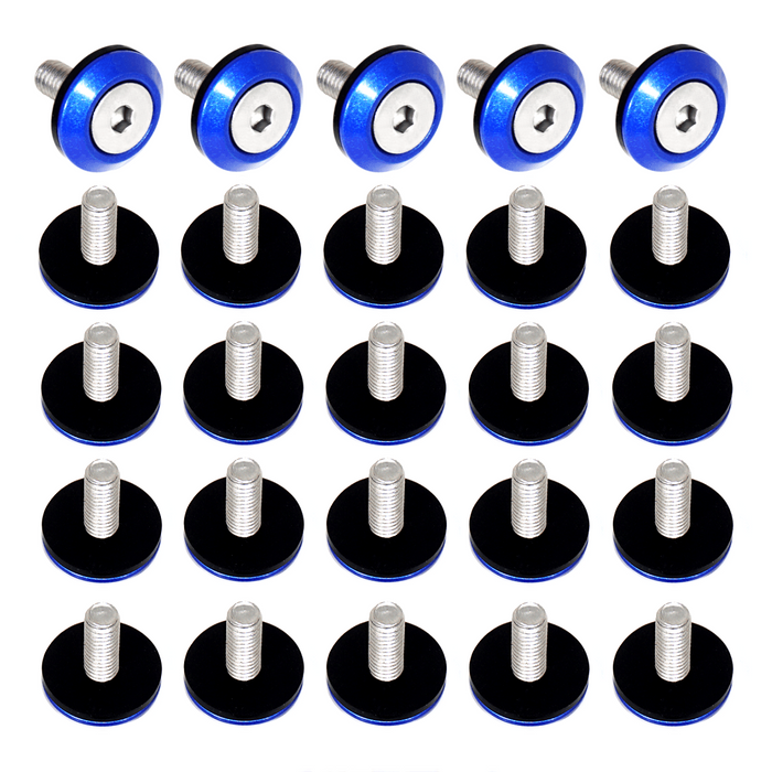 ZSPEC Bulk-Pack, FHSC M6x20mm Stainless & Billet Finish Washers, 25-Pack - ZSPEC Design LLC - Hardware Fasteners - 25-pack, Fastener Kit, fhsc, stainless - zspecdesign.com