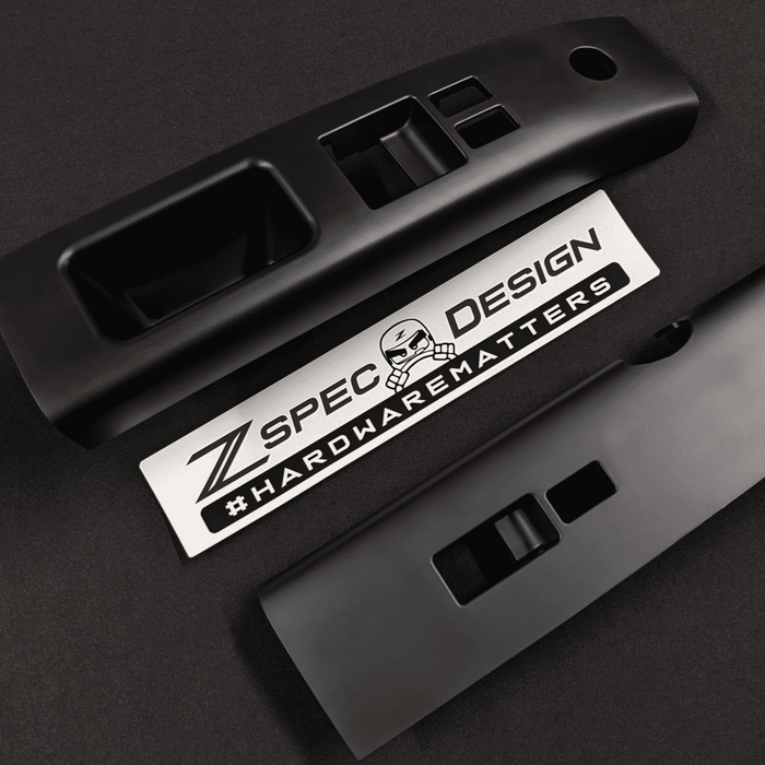 ZSPEC 350z Z33 Interior Door Window Switch Finisher Set for LHD '03-05, Black - ZSPEC Design LLC - Hardware - 350z, 350z Window Switch Finishers, door, finisher, handle, nissan, window - zspecdesign.com