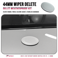 ZSPEC 44mm Rear Wiper Hole-Cover/Cap/Plug, Weatherproof, Billet, Silver Finish - ZSPEC Design LLC - Hardware Fasteners - 44mm, delete, wiper - zspecdesign.com