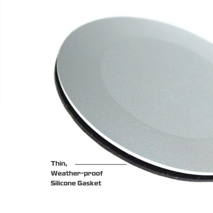 ZSPEC 44mm Rear Wiper Hole-Cover/Cap/Plug, Weatherproof, Billet, Silver Finish - ZSPEC Design LLC - Hardware Fasteners - 44mm, delete, wiper - zspecdesign.com