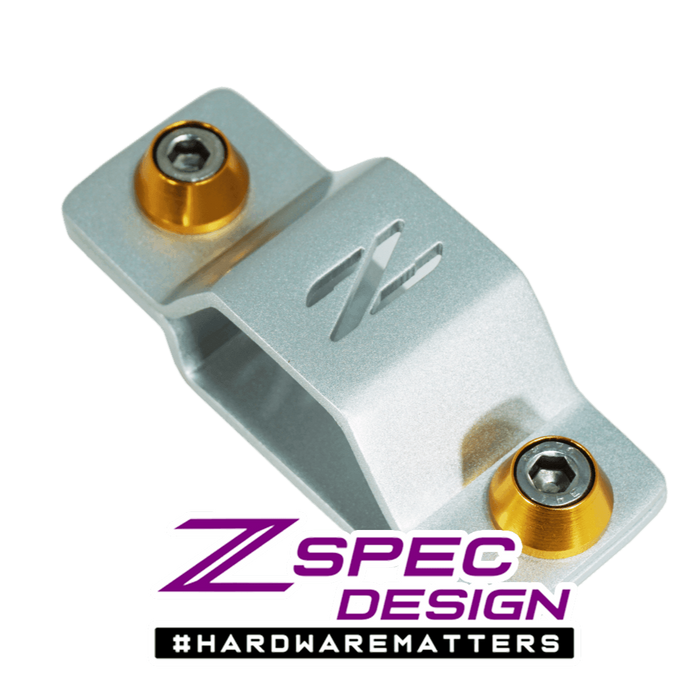 ZSPEC Battery Cable Bracket for '90-99 Nissan 300zx Z32, Stainless Steel, Silver Finish - ZSPEC Design LLC - Hardware Fasteners - 300zx, accessory, battery, bracket, nissan, z32 - zspecdesign.com