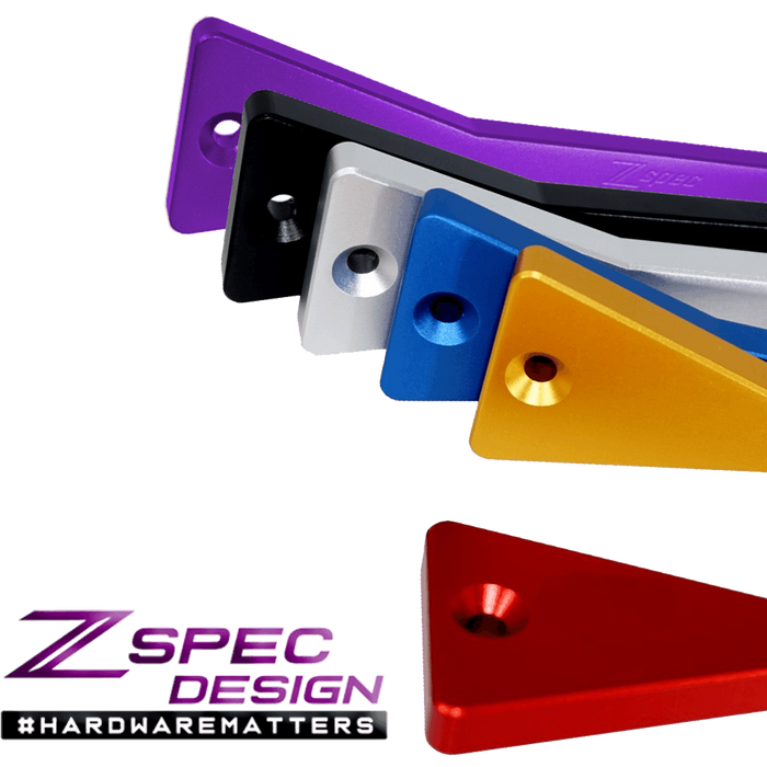 ZSPEC Battery Hold Down/Bracket for '90-96 Nissan Z32 300zx, Billet w/ Stainless Hardware - ZSPEC Design LLC - Hardware Fasteners - 300zx, accessory, battery, battery bracket, bracket, nissan, z32 - zspecdesign.com