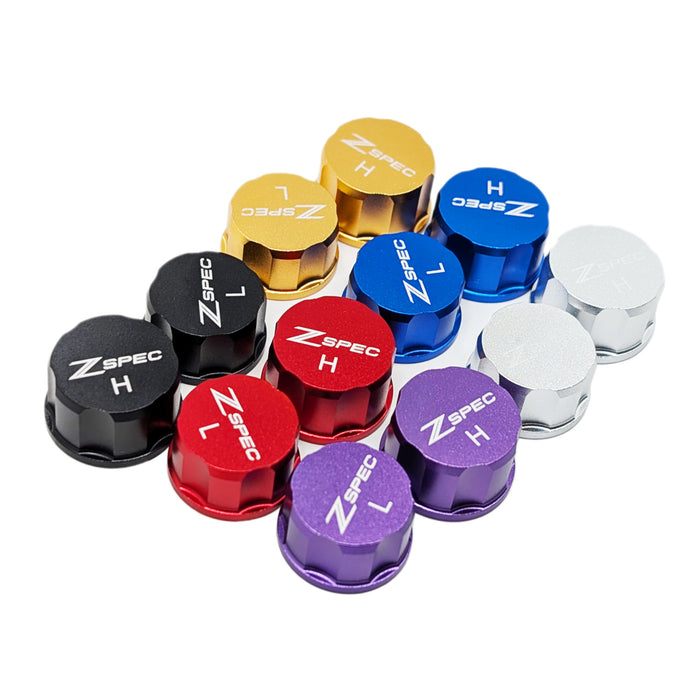 ZSPEC Billet AC Dress Up Caps Set, High & Low, for OEM R134 Systems
