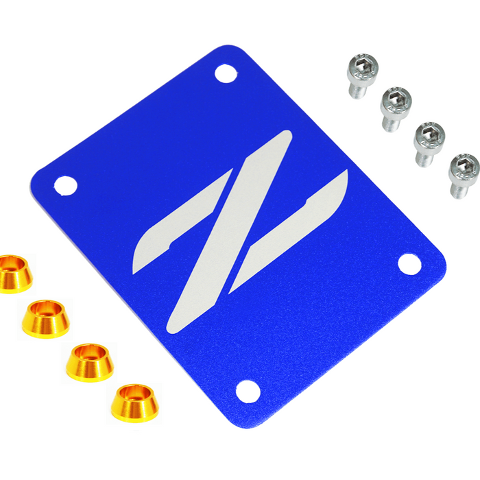 Blue Plate - Orange-Gold