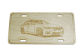 ZSPEC BMW 4-Door Sedan License Plate, Birch, Ornament for Office, Garage or Man-Cave - ZSPEC Design LLC - Holiday Ornaments - bmw, garage art, license, lifestyle, ornament - zspecdesign.com