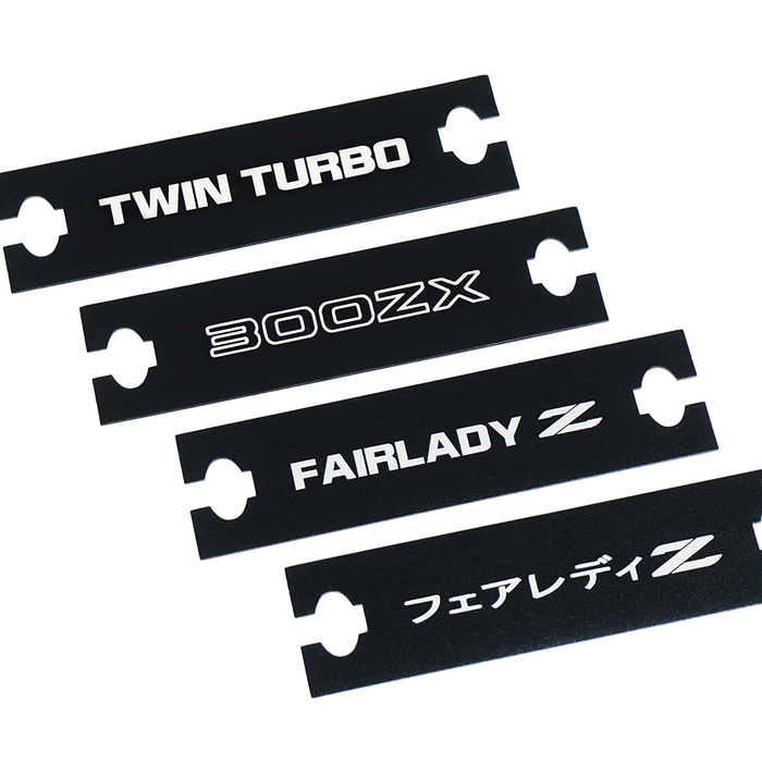 ZSPEC Clock Hole-Cover Plate for '90-99 Nissan 300zx Z32 Stereo Bezels, Laser-Etched - ZSPEC Design LLC - Hardware Fasteners - 300zx, accessory, cap, clock, nissan, stereo, z32 - zspecdesign.com