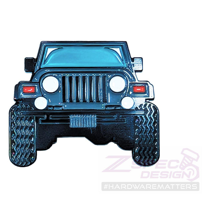 ZSPEC Collector Lapel / Hat Pin - Beach Jeep - ZSPEC Design LLC - Pin - accessory, Charger, jeep, lapel, lifestyle, pin - zspecdesign.com
