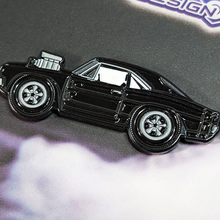 ZSPEC Collector Lapel / Hat Pin - Black Hotrod Charger - ZSPEC Design LLC - Pin - accessory, lapel, lifestyle, pin - zspecdesign.com