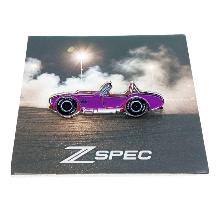 ZSPEC Collector Lapel / Hat Pin - Classic Cobra Muscle Car - Great for hats, backpacks...for display. Whatever your use, it's a great enthusiast gift.