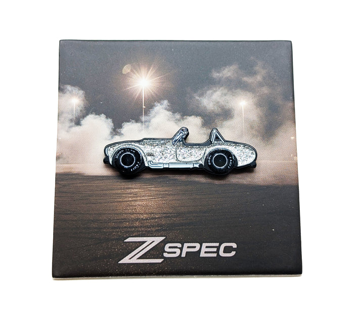 ZSPEC Collector Lapel / Hat Pin - Classic Cobra Muscle Car - Great for hats, backpacks...for display. Whatever your use, it's a great enthusiast gift.