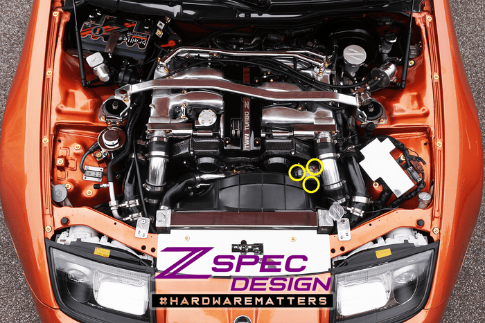 ZSPEC Crank Angle Sensor CAS Bolts for Nissan Z32 300zx & Skyline GT-R, Titanium - ZSPEC Design LLC - Hardware Fasteners - 300zx, gtr, nissan, rb, skyline, Washer Color, z32 - zspecdesign.com