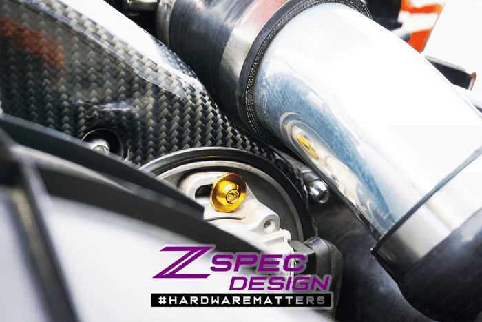 ZSPEC Crank Angle Sensor CAS Bolts for Nissan Z32 300zx & Skyline GT-R, Titanium - ZSPEC Design LLC - Hardware Fasteners - 300zx, gtr, nissan, rb, skyline, Washer Color, z32 - zspecdesign.com