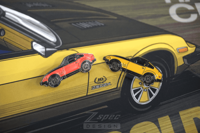 ZSPEC Datsun 280zx S130 Anniversary Edition Lapel / Hat Pin - ZSPEC Design LLC - Collectibles - 280zx, accessory, lapel, lifestyle, nissan, nissan pin, pin, s130, Z - zspecdesign.com