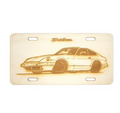 ZSPEC Datsun 280zx S130 Turbo Modified License Plate, Birch, Ornamental - ZSPEC Design LLC - Holiday Ornaments - 280zx, garage art, license, lifestyle, ornament, s130 - zspecdesign.com