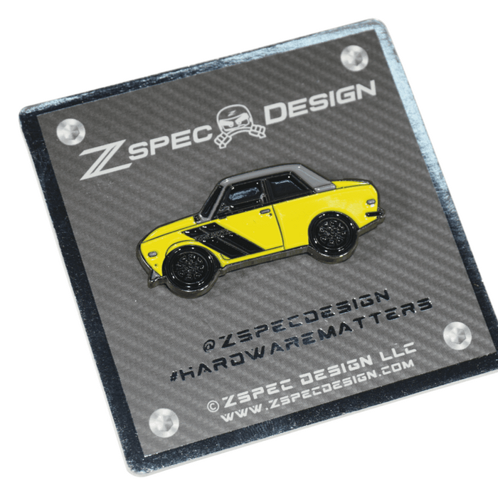 ZSPEC Datsun 510 "Daily Driver" Lapel / Hat Pin - ZSPEC Design LLC - Collectibles - 510, accessory, datsun, lapel, lifestyle, nissan, nissan pin, pin - zspecdesign.com