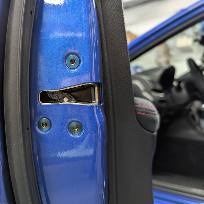 ZSPEC "Door Jams Area" Dress Up Bolts® Fastener Kit for '15-21 Subaru WRX & STI, Grade-5 Titanium - ZSPEC Design LLC - Hardware Fasteners - Fastener Kit, sti, subaru wrx, Washer Color, wrx, wrx sti - zspecdesign.com