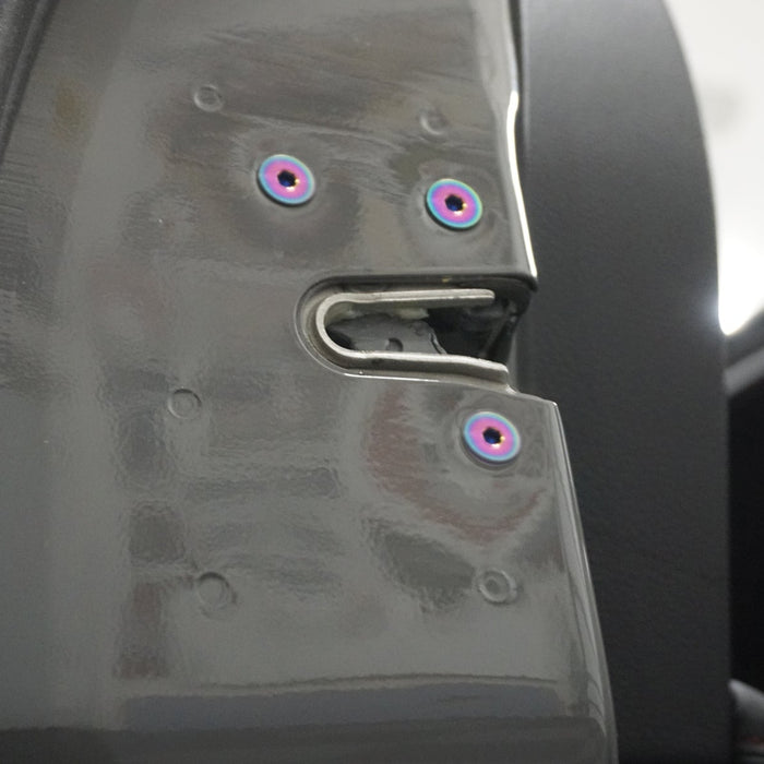 ZSPEC Door-Jams Fastener Kit for '14+ Dodge Durango WK2, Titanium - Dress Up Bolts Hardware Titanium GR5 Grade-5 Striker Latch - ZSPEC Design