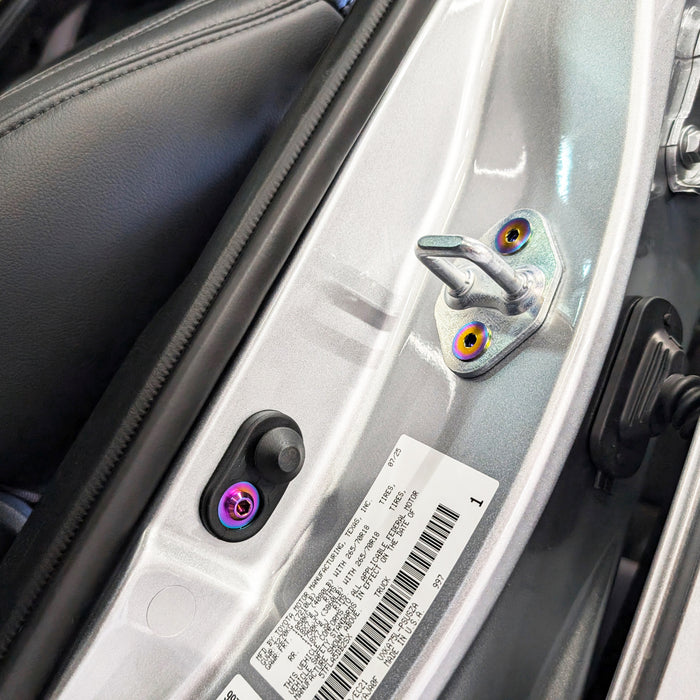 ZSPEC Door-Jams Fastener Kit for the '14-21 Tundra XK50 4-DOOR Models, Titanium

Specifications:
Grade-5 Titanium
Bagged & Labeled
Lightweight, Visual Upgrade