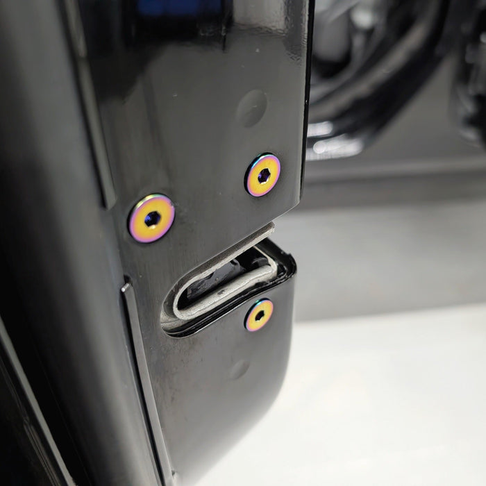 ZSPEC Door Jams Hardware Kit for 2018+ Jeep JL & JLU Wrangler, Titanium - ZSPEC Design LLC