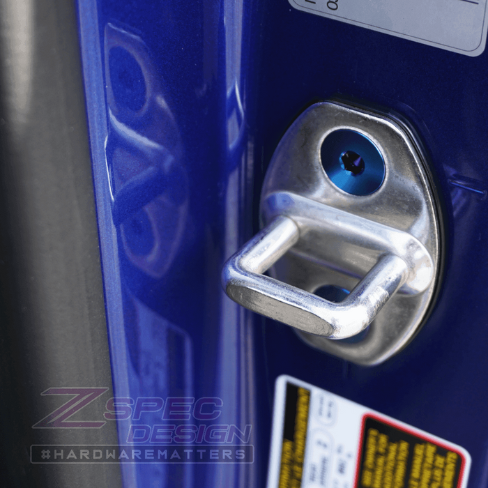ZSPEC Dress Up Bolts® Door Strikers & Latches Fasteners for Audi S5 B8 EA837 3.0L, Titanium - ZSPEC Design LLC - Hardware Fasteners - a5, audi, b8, b8.5, ea837, Fastener Kit, s5 - zspecdesign.com