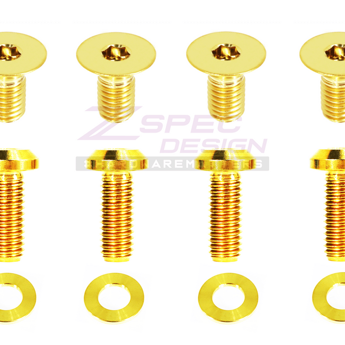 ZSPEC Dress Up Bolts® Door Strikers & Latches Fasteners for Audi S5 B8 EA837 3.0L, Titanium - ZSPEC Design LLC - Hardware Fasteners - a5, audi, b8, b8.5, ea837, Fastener Kit, s5 - zspecdesign.com