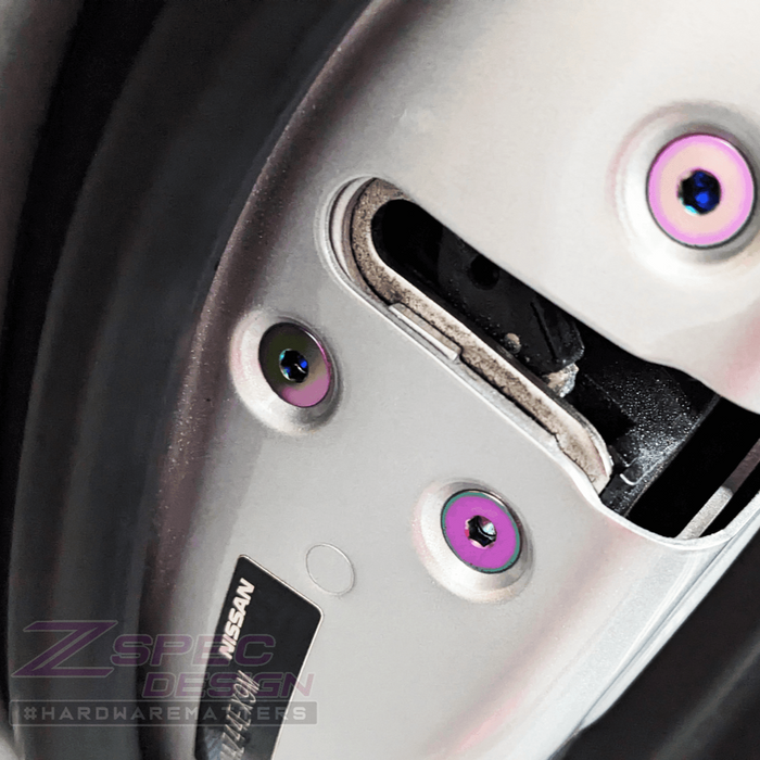 ZSPEC Dress Up Bolts® Fastener Kit, Door Jams Area for Nissan Z34 370z, Titanium - ZSPEC Design LLC - Hardware Fasteners - 370z, door, door jam, Fastener Kit, nissan, z34 - zspecdesign.com