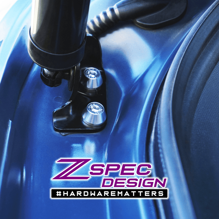 ZSPEC Dress Up Bolts® Hatch/Trunk-Area Fastener Kit for '17-23 Mazda CX-9, Stainless & Billet - ZSPEC Design LLC - Hardware Fasteners - cx-9, Fastener Kit, mazda - zspecdesign.com