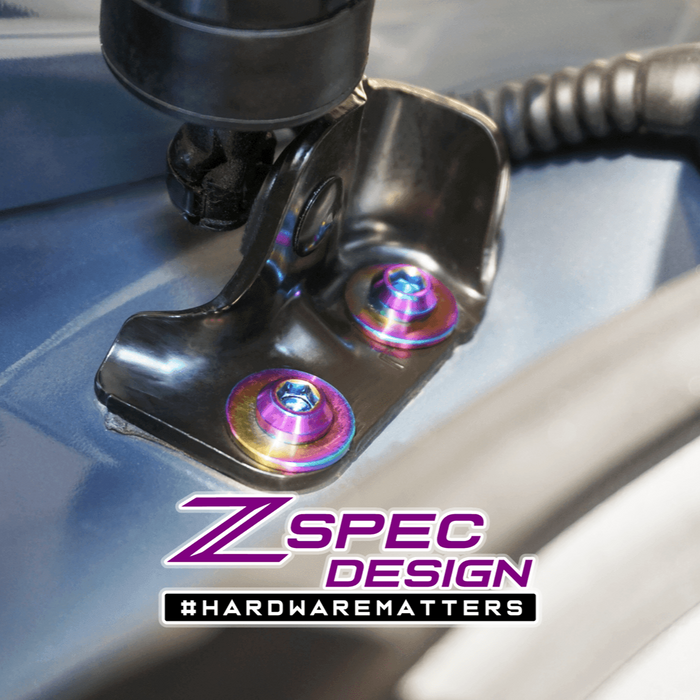 ZSPEC Dress Up Bolts® Hatch/Trunk-Area Fastener Kit for '17-23 Mazda CX-9, Titanium - ZSPEC Design LLC - Hardware Fasteners - cx-9, Fastener Kit, mazda - zspecdesign.com