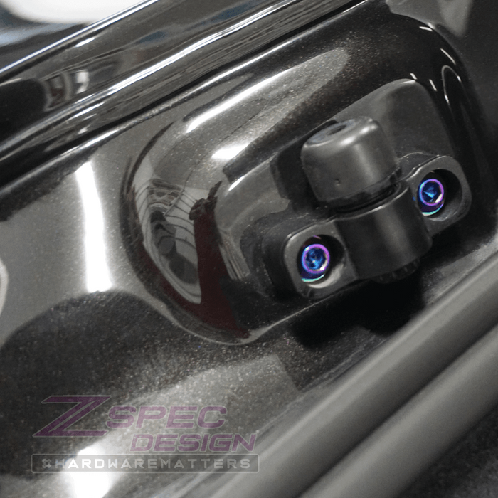 ZSPEC Dress Up Bolts® Trunk Fastener Kit for '12-18 Audi A7 4G8 3.0L, Titanium - ZSPEC Design LLC - Hardware Fasteners - 4g8, a7, a7 4g8, audi, Fastener Kit - zspecdesign.com