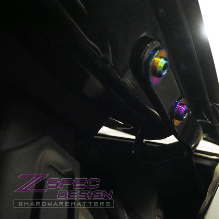 ZSPEC Dress Up Bolts® Trunk Fastener Kit for '12-18 Audi A7 4G8 3.0L, Titanium - ZSPEC Design LLC - Hardware Fasteners - 4g8, a7, a7 4g8, audi, Fastener Kit - zspecdesign.com
