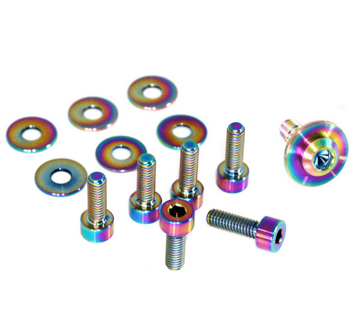 ZSPEC Dress Up Bolts®/Fastener Kit for Toyota Supra MK5 ESC Controller, Titanium - ZSPEC Design LLC - Hardware Fasteners - a90, Fastener Kit, gr, mkv, supra, titanium, toyota - zspecdesign.com