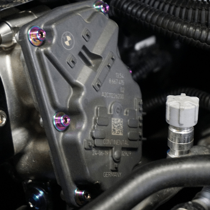 ZSPEC Dress Up Bolts®/Fastener Kit for Toyota Supra MK5 ESC Controller, Titanium - ZSPEC Design LLC - Hardware Fasteners - a90, Fastener Kit, gr, mkv, supra, titanium, toyota - zspecdesign.com